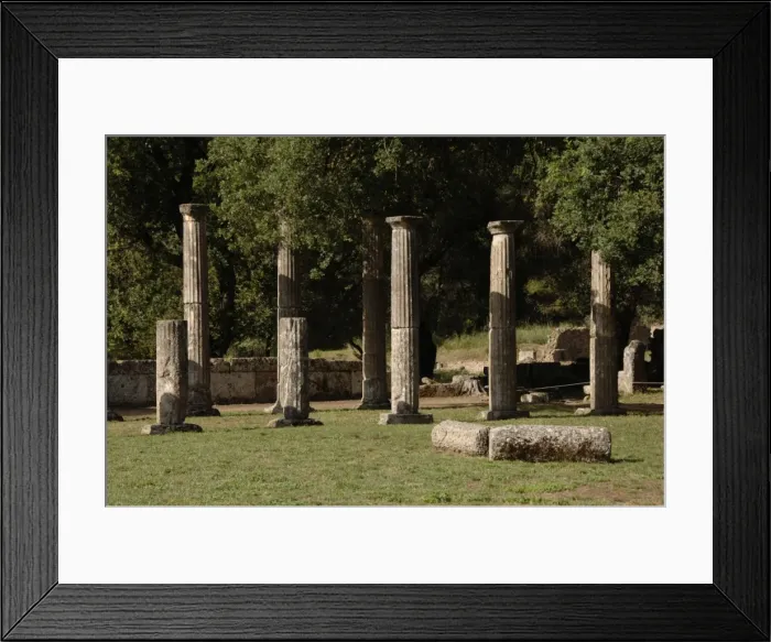 Framed Print : Greece. Peloponesse. Olympia. Santuary of ancient Greece in Framed Print : Greece. Peloponesse. Olympia. Santuary of ancient Greece in