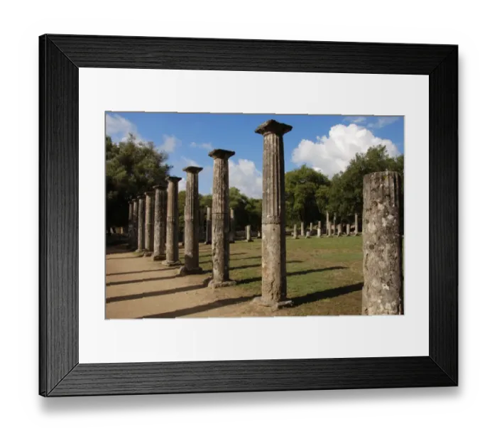 Framed Print : Greece. Peloponesse. Olympia. Santuary of ancient Greece in Framed Print : Greece. Peloponesse. Olympia. Santuary of ancient Greece in