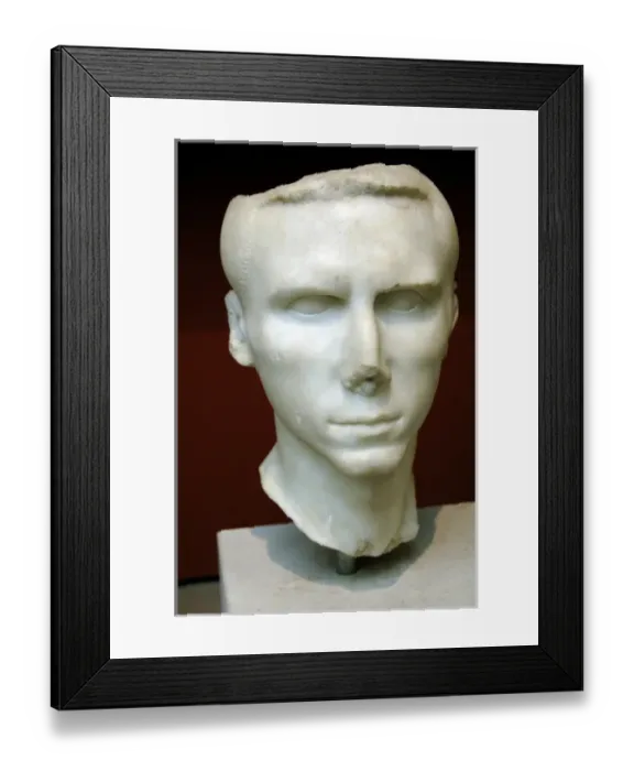 Framed Print : Portrait head of a roman man Framed Print : Portrait head of a roman man