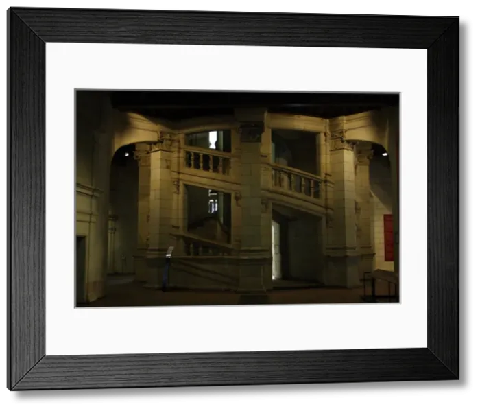 Framed Print : Renaissance Art. France. 16th century. Castle of Chambord. D Framed Print : Renaissance Art. France. 16th century. Castle of Chambord. D