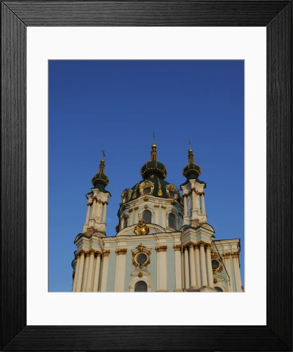 Framed Print : Ukraine. Kiev. Saint Andrews church Framed Print : Ukraine. Kiev. Saint Andrews church