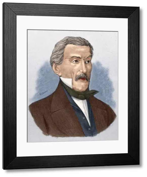 Framed Print : Jose de San Martin (1778-1850). Argentine politician and mil Framed Print : Jose de San Martin (1778-1850). Argentine politician and mil