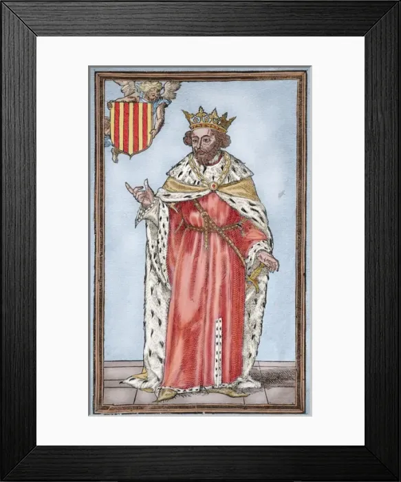 Framed Print : James I The Conqueror (1208-1276) Framed Print : James I The Conqueror (1208-1276)