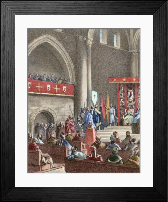 Framed Print : Alfonso V (994A?i?1028), called the Noble. Spain Framed Print : Alfonso V (994A?i?1028), called the Noble. Spain