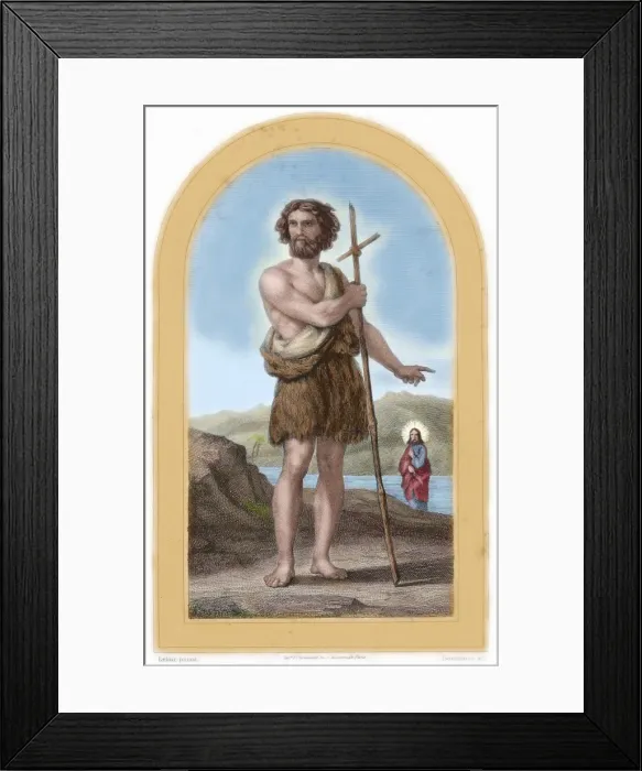 Framed Print : John the Baptist (c. 6 BC- c. 30-36 AD) Framed Print : John the Baptist (c. 6 BC- c. 30-36 AD)