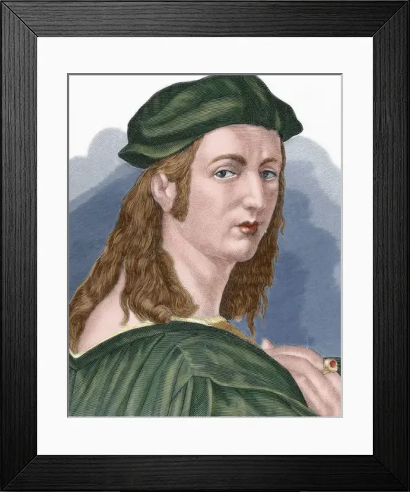 Framed Print : Raphael (1483-1520). Italian painter and architect Framed Print : Raphael (1483-1520). Italian painter and architect