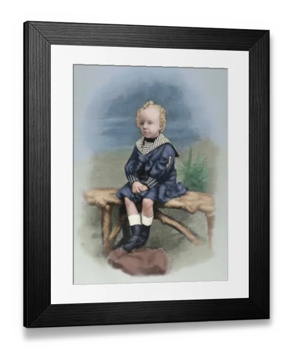 Framed Print : King Alphonse XIII child Framed Print : King Alphonse XIII child