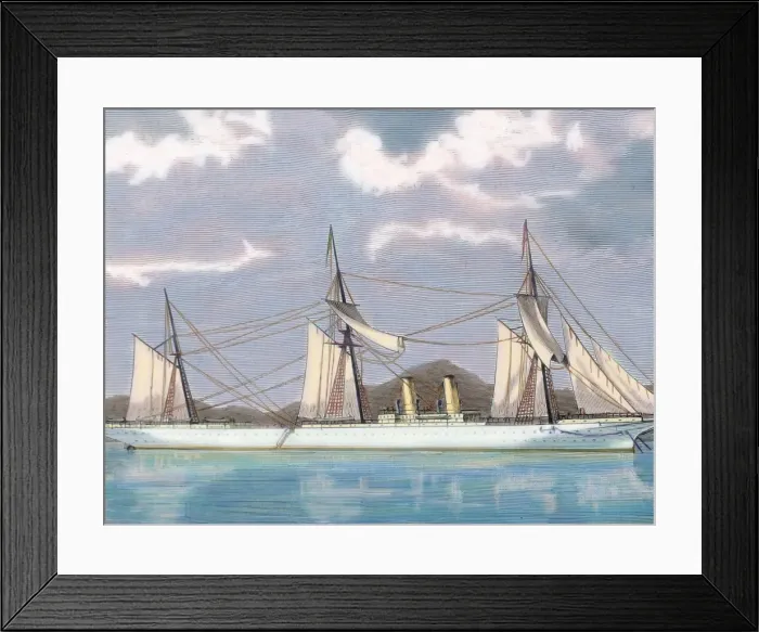 Framed Print : Stirling Castle clipper Framed Print : Stirling Castle clipper