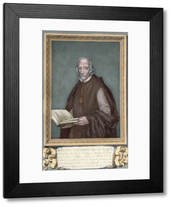 Framed Print : Pedro Calder??n de la Barca (1600-1681). Dramatist, poet Framed Print : Pedro Calder??n de la Barca (1600-1681). Dramatist, poet