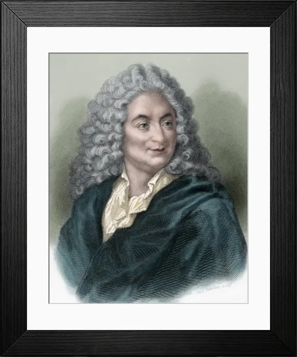 Framed Print : Alain-Rene Lesage (1668-1747). French novelist and playwrigh Framed Print : Alain-Rene Lesage (1668-1747). French novelist and playwrigh
