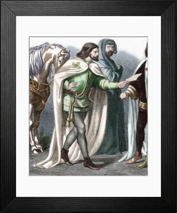 Framed Print : Military Orders. Order of Alcantara or the Knights of St. Ju Framed Print : Military Orders. Order of Alcantara or the Knights of St. Ju