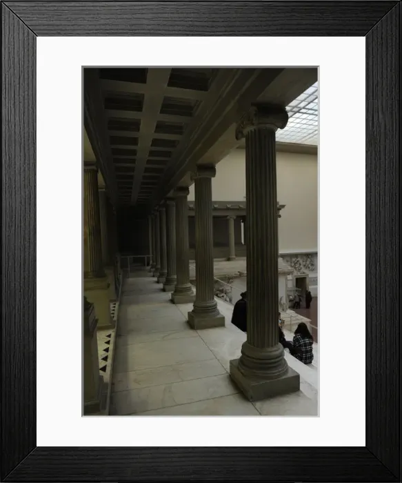 Framed Print : Pergamon Altar. Detail Framed Print : Pergamon Altar. Detail