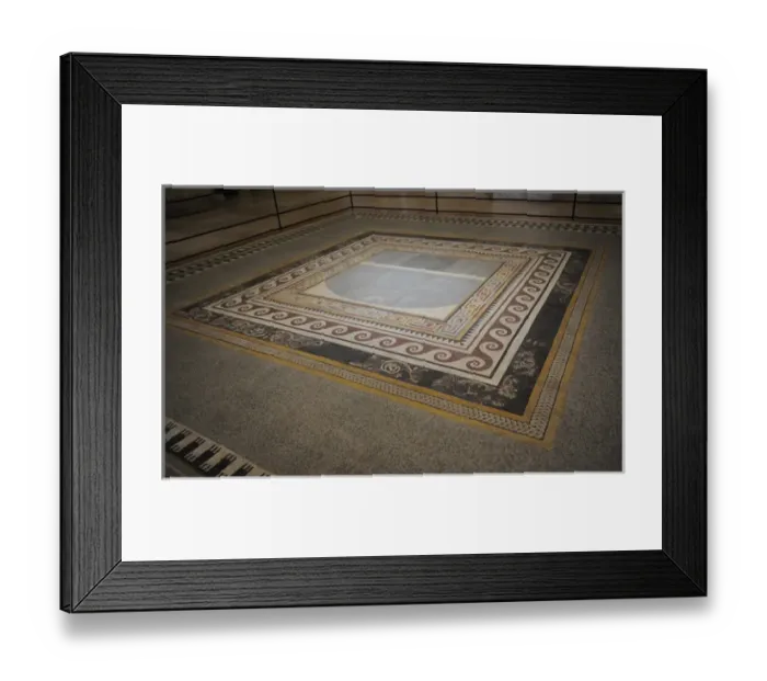 Framed Print : Mosaic of Pergamon Framed Print : Mosaic of Pergamon
