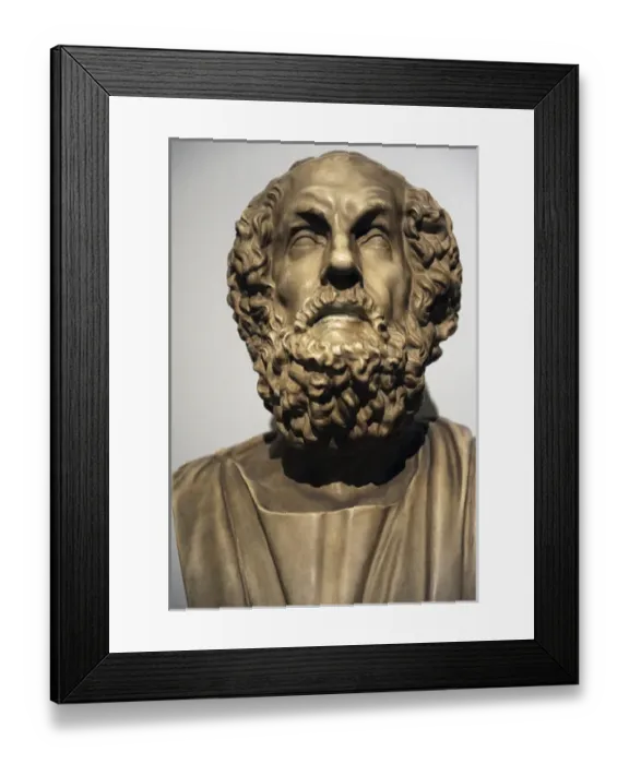 Framed Print : Homer. Bust Framed Print : Homer. Bust