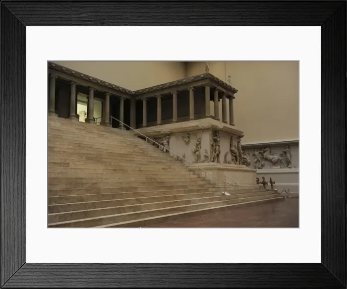 Framed Print : Pergamon Altar. Detail Framed Print : Pergamon Altar. Detail