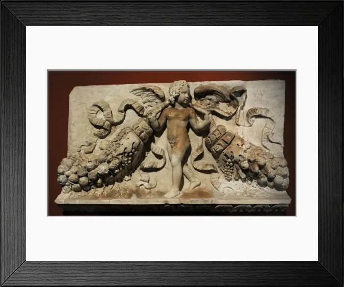 Framed Print : Eros. Roman relief Framed Print : Eros. Roman relief