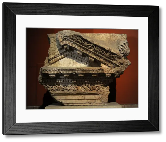 Framed Print : Aedicula from Sanctuary of Jupiter Heliopolitanus. Baalbek Framed Print : Aedicula from Sanctuary of Jupiter Heliopolitanus. Baalbek