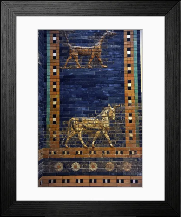 Framed Print : Ishtar Gate. 4th century BC. Babylon Framed Print : Ishtar Gate. 4th century BC. Babylon