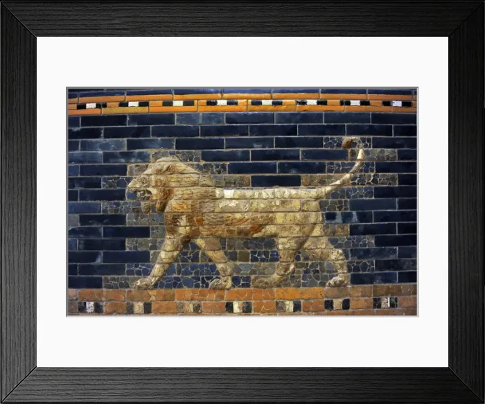 Framed Print : Mesopotamian art. Neo-Babylonian. The Throne Room of Nebuch Framed Print : Mesopotamian art. Neo-Babylonian. The Throne Room of Nebuch