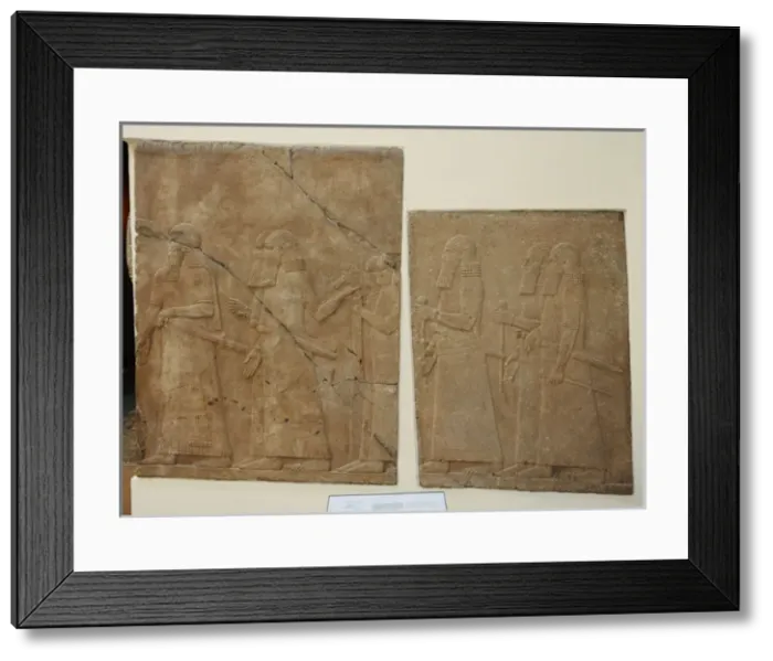 Framed Print : Orthostates from the Palace of Nineveh. Alabaster. 704-689 B Framed Print : Orthostates from the Palace of Nineveh. Alabaster. 704-689 B