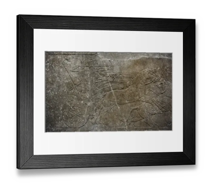Framed Print : Relief of the palace of Ashurnasirpal II or Northwest Palace Framed Print : Relief of the palace of Ashurnasirpal II or Northwest Palace