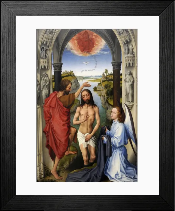 Framed Print : Rogier van der Weyden or Roger de la Pasture (1399 or 1400-1 Framed Print : Rogier van der Weyden or Roger de la Pasture (1399 or 1400-1