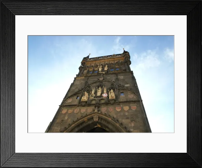 Framed Print : Czech Republic. Prague. Old Town Bridge Tower Framed Print : Czech Republic. Prague. Old Town Bridge Tower