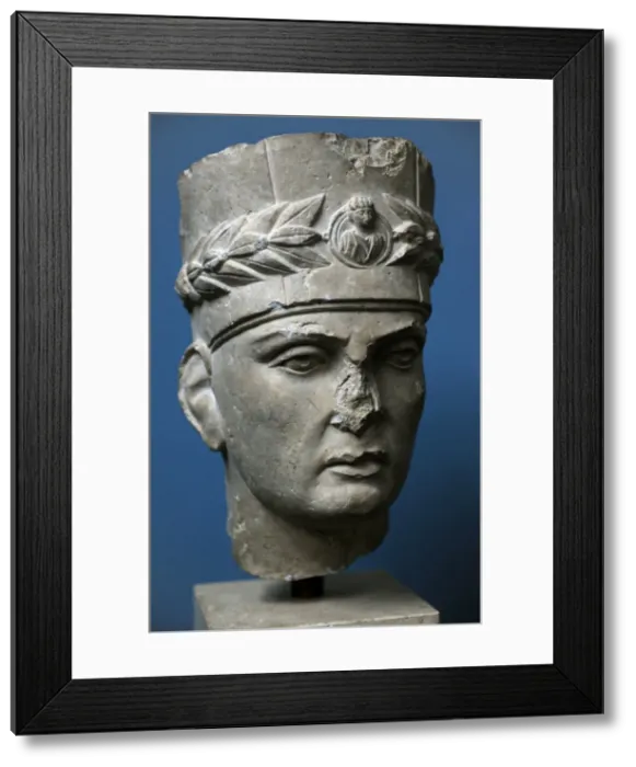 Framed Print : A Palmyrene priest. C. 190-210 A. C. Limestone. Carlsberg Gly Framed Print : A Palmyrene priest. C. 190-210 A. C. Limestone. Carlsberg Gly