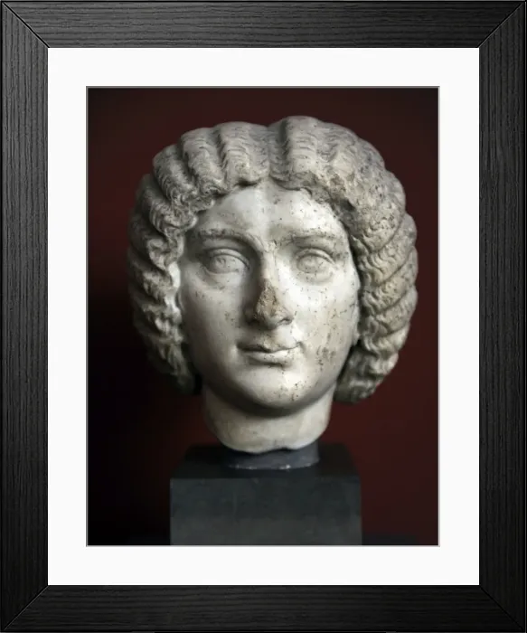 Framed Print : The Empress Julia Domna (170-217), wife of Septimius Severus Framed Print : The Empress Julia Domna (170-217), wife of Septimius Severus