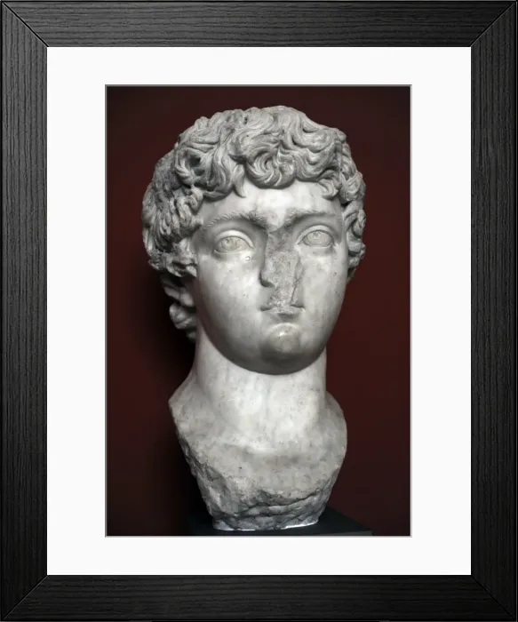 Framed Print : Caracalla (188- 217). Roman emperor. Bust. Child portrait. C Framed Print : Caracalla (188- 217). Roman emperor. Bust. Child portrait. C