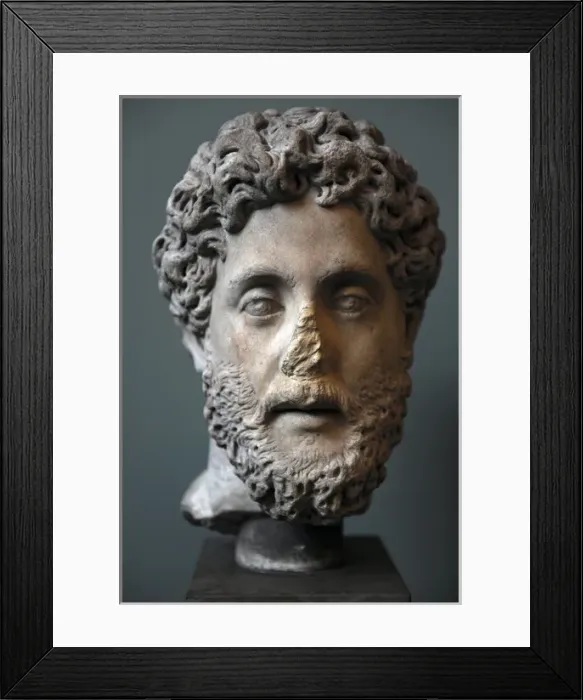 Framed Print : Commodus (161-192). Roman Emperor. Bust. Carlsberg Glyptotek Framed Print : Commodus (161-192). Roman Emperor. Bust. Carlsberg Glyptotek