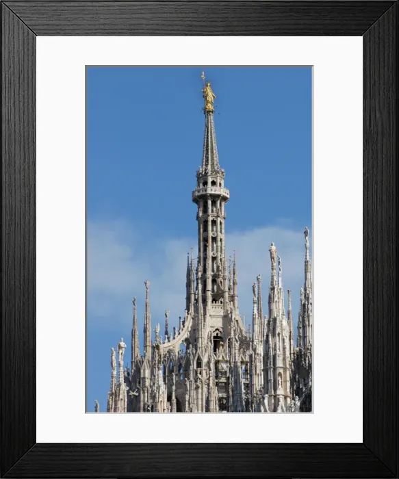 Framed Print : Italy. Milan Cathedral. Detail Framed Print : Italy. Milan Cathedral. Detail