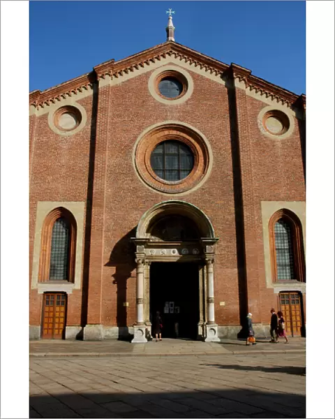 Italy. Milan. Church of Saint Mary of Grace
