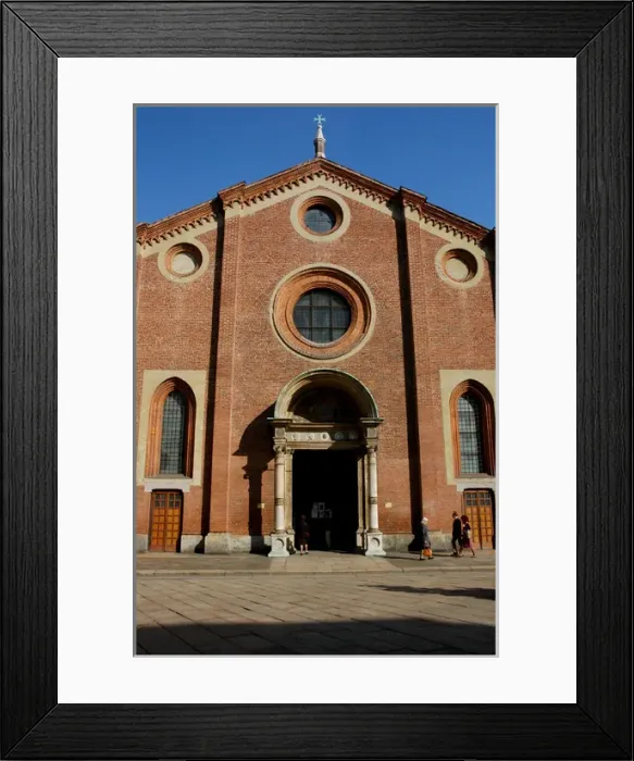 Framed Print : Italy. Milan. Church of Saint Mary of Grace Framed Print : Italy. Milan. Church of Saint Mary of Grace