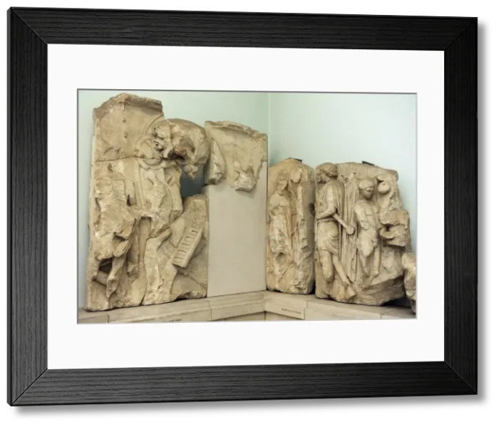 Framed Print : Pergamon Altar. Telephos Frieze. Detail Framed Print : Pergamon Altar. Telephos Frieze. Detail