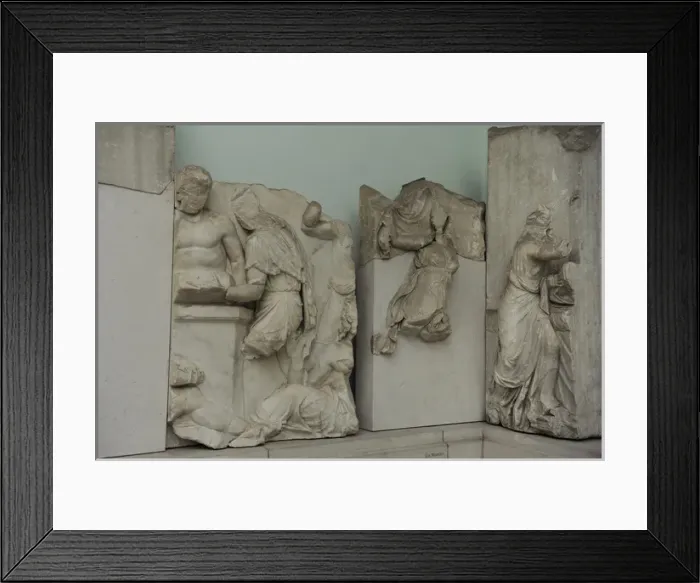 Framed Print : Pergamon Altar. Telephos Frieze. Detail Framed Print : Pergamon Altar. Telephos Frieze. Detail