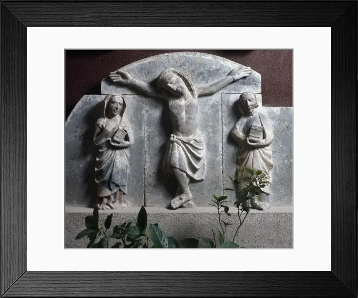 Framed Print : Gothic Art. Spain. Catalonia. Girona. Calvary. 13th Century Framed Print : Gothic Art. Spain. Catalonia. Girona. Calvary. 13th Century