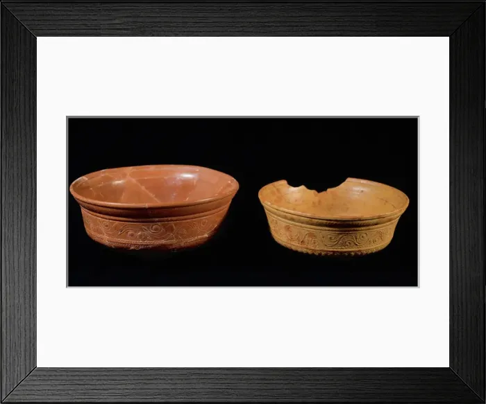 Framed Print : Roman Art. Terra Sigillata. National Museum of Art. Merida Framed Print : Roman Art. Terra Sigillata. National Museum of Art. Merida