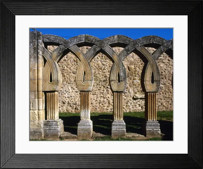 Framed Print : Saint John of Douro. Intertwined arches. Soria. Castile Framed Print : Saint John of Douro. Intertwined arches. Soria. Castile