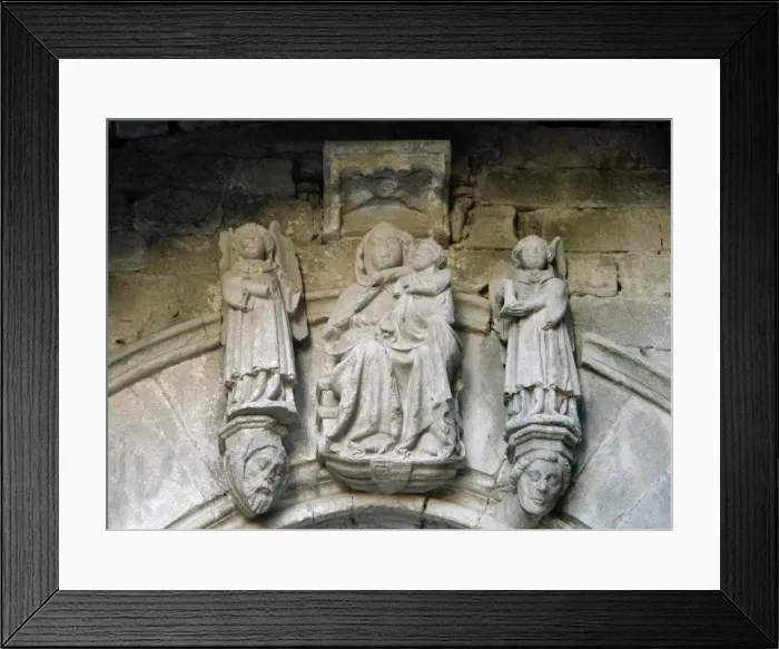 Framed Print : Spain. Catalonia. Church of Santa Maria Conesa Virgen Mary Framed Print : Spain. Catalonia. Church of Santa Maria Conesa Virgen Mary
