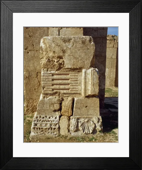 Framed Print : Byzantine Art. Syria. Resafa. View of the ruins. Western Asi Framed Print : Byzantine Art. Syria. Resafa. View of the ruins. Western Asi