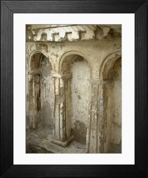 Framed Print : Byzantine Art. Turkey. Cappadocia. Black Head Church. Sogan Framed Print : Byzantine Art. Turkey. Cappadocia. Black Head Church. Sogan