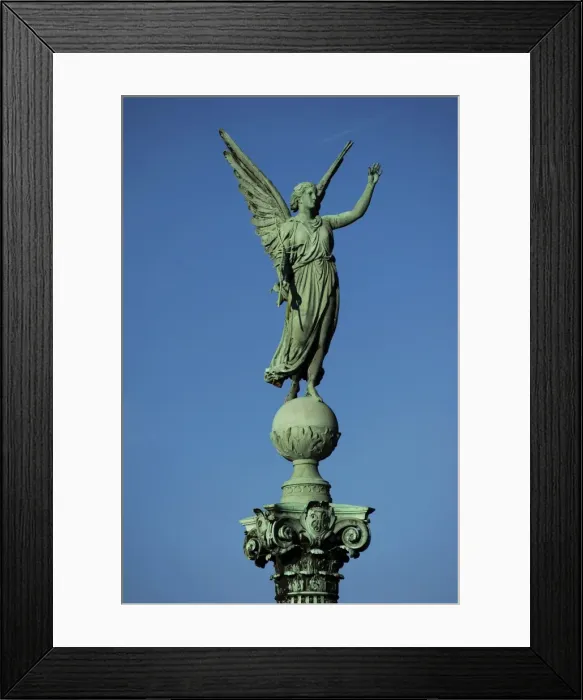 Framed Print : Statue of Victory by Ferdinand Edvard Ring. 19th century. Co Framed Print : Statue of Victory by Ferdinand Edvard Ring. 19th century. Co