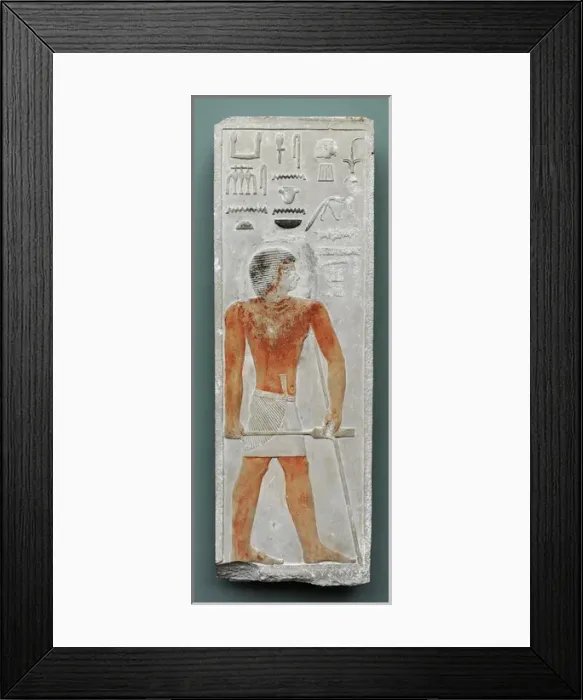 Framed Print : Relief of the tomb of the chamberlain Se-khenti-ka. Egypt Framed Print : Relief of the tomb of the chamberlain Se-khenti-ka. Egypt