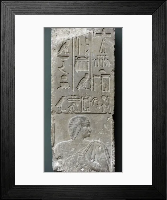 Framed Print : Relief depicting the temple-treasurer Setju. Sakkara. Egypt Framed Print : Relief depicting the temple-treasurer Setju. Sakkara. Egypt