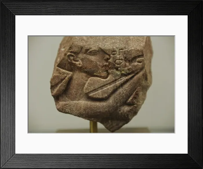 Framed Print : Pharaoh Akhenaten. Relief. El-Amarna. Egypt Framed Print : Pharaoh Akhenaten. Relief. El-Amarna. Egypt