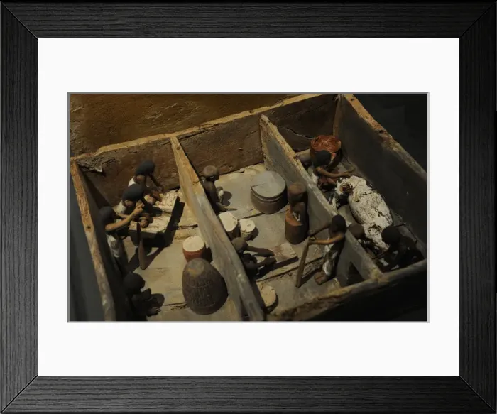 Framed Print : Tomb equipment of Gemniemh at Saqqara, c. 1990 B. C Brewery Framed Print : Tomb equipment of Gemniemh at Saqqara, c. 1990 B. C Brewery