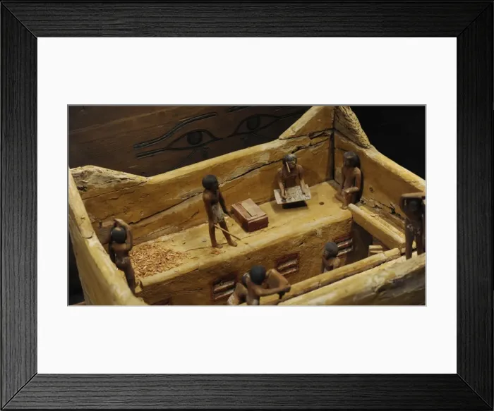 Framed Print : Tomb equipment of Gemniemh at Saqqara, c. 1990 B. C Granary Framed Print : Tomb equipment of Gemniemh at Saqqara, c. 1990 B. C Granary
