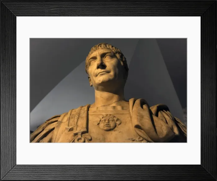 Framed Print : Trajan (53-177 A. D. ). Roman Emperor. Sculture. Ny Carlsberg Framed Print : Trajan (53-177 A. D. ). Roman Emperor. Sculture. Ny Carlsberg