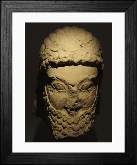 Framed Print : Ancient Art. Mediterranean. Priest or King. Votive. Ny Carls Framed Print : Ancient Art. Mediterranean. Priest or King. Votive. Ny Carls